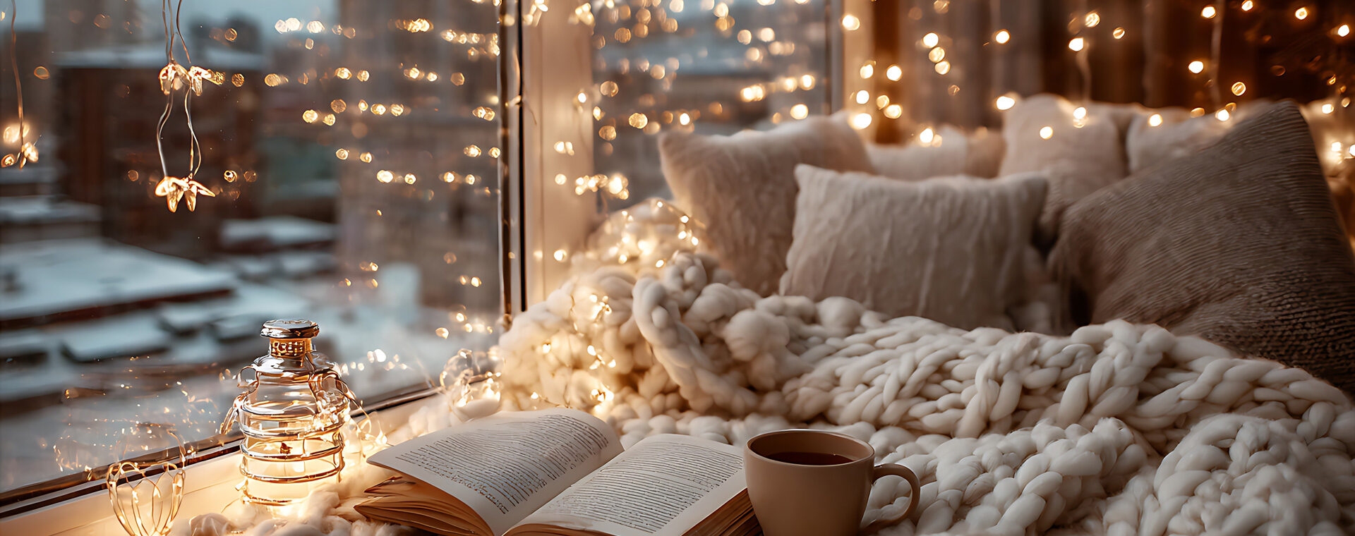 cozy winter nook. winter reset.